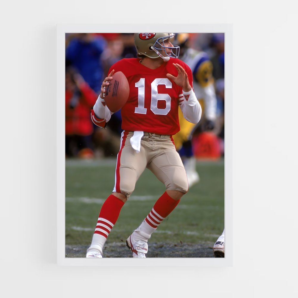 Poster Joe de montana (vue 3)